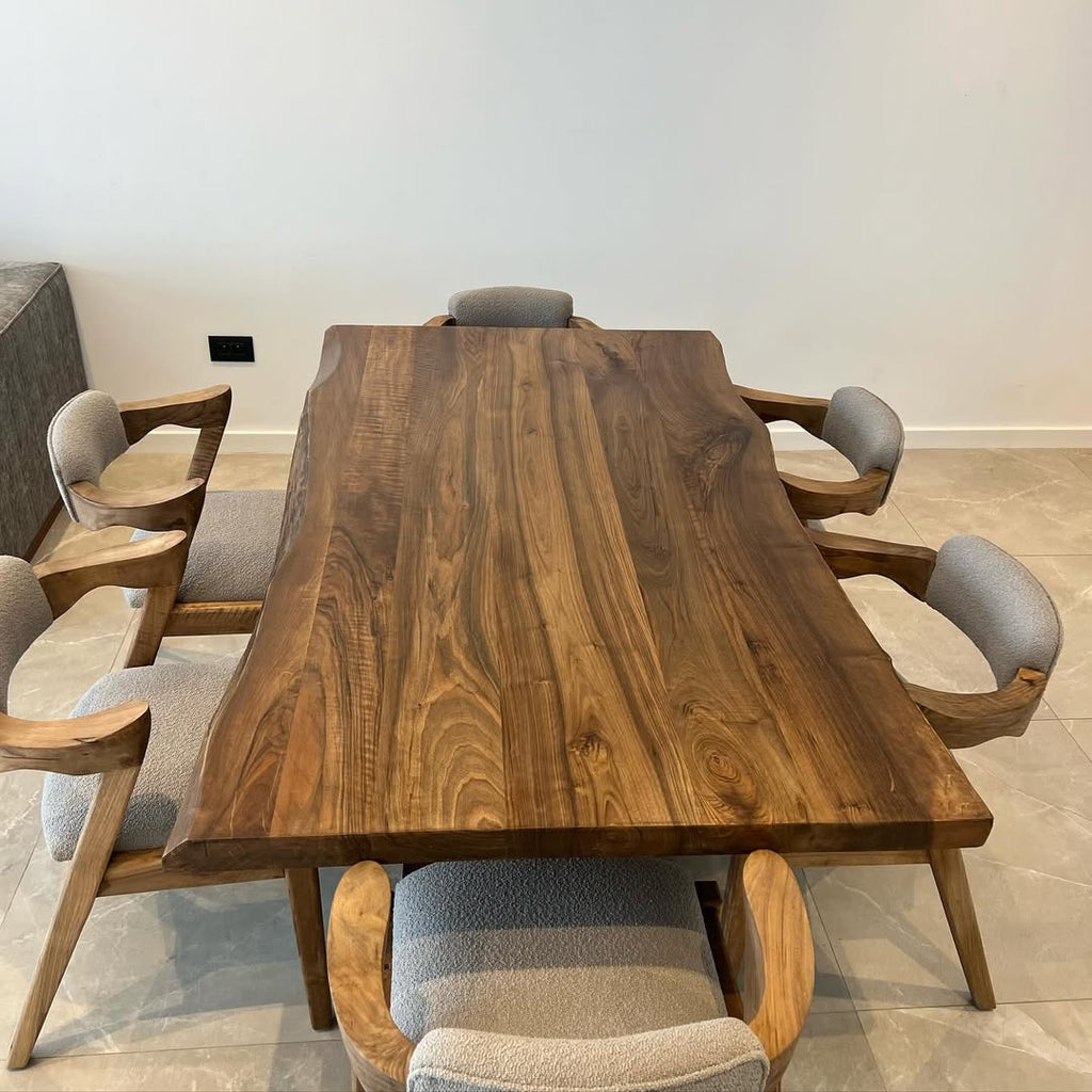 Mesa de Madera Maciza de Nogal